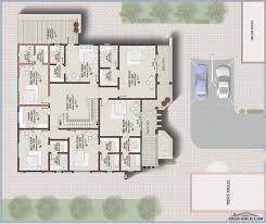 فيلا خليجي 646 متر مربع 6 غرف نوم 1 Arab Arch Home Map Design Square House Plans House Map