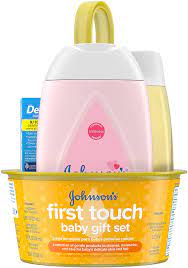 Choose from contactless same day delivery, drive up and more. Buy Johnson S First Touch Baby Gift Set Baby Bath Skin Hair Essential Products Kit For New Parents With Wash Shampoo Lotion Diaper Rash Cream Hypoallergenic Paraben Free 5 Items Online In Turkey