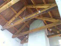 In addition to being mounted on the ceiling, you can do now use indoor track lights outside because they will stop working after the first rain. Exposed Rafter Track Lighting Houzz