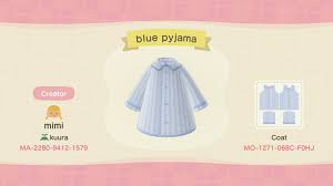 Acnh Blue Pyjama In 2020 Animal Crossing Game Animal Crossing Qr Animal Crossing Qr Codes Clothes