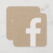  Facebook Logo Social Media Rustic Brown Kraft Calling Card Zazzle Com In 2021 Aesthetic Iphone Wallpaper Iphone Wallpaper Calling Card Design