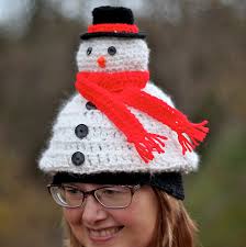 Light Me Up Snowman Hat pattern by Tonya Bush