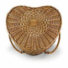 heart picnic basket wicker picnic basket picnic basket picnic basket set