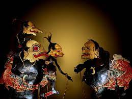Bali Shadow Theater Wayang Boneka Seni Tradisional Gambar