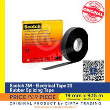 Jual Electrical Tape - 3M Scotch Tape - Scotch 23 Rubber Splicing Tape -  Jakarta Barat - Cipta Trading | Tokopedia