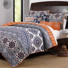 Choose a pattern idea, refine upon it or create a new one in minutes. Amazon Com Finely Stitched Boho Chic Moroccan Paisley Pattern Grey Orange Cotton 2 Piece Twin Size Quilt Bedding Set Includes Bed Sheets Straps Home Kitchen