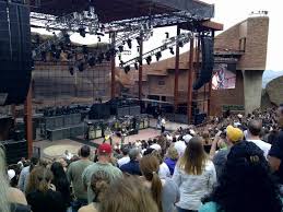 red rocks amphitheatre section reserved row 14 seat 104