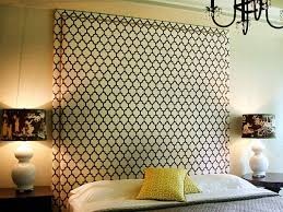 Do headboards just balance on their own or are they like squished against the wall and the mattress? 34 Diy Headboard Ideas