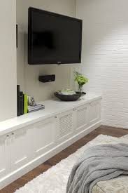 12 Clever Yet Pretty Media Storage Ideas Contemporary Family Rooms Family Room Design Home