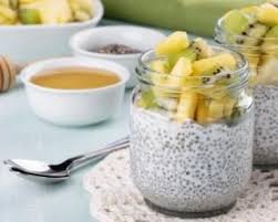 Mini Pots De Fromage Blanc Aux Graines De Chia Ananas Et Kiwi Anticellulite Recette Graines De Chia Graine De Chia Recette Recette Chia