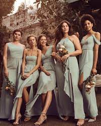 New Color Alert Shades Of Green David S Bridal Blog Bridesmaid Dresses Dusty Sage Sage Bridesmaid Dresses Green Bridesmaid Dresses