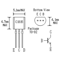 Npn transistor, c1815 pdf download kexin industrial, c1815 datasheet pdf, pinouts, data sheet, equivalent, schematic, cross reference, obsolete, circuits electronic component search and free download site. Maker Crazy How To Control Led With Arduino And Npn Transistor C1815