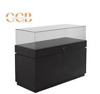 Luxury Glass Jewelry Display Cabinet With Lock, Floor ...