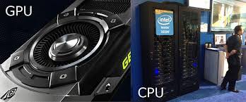 Công nghệ xử lý, tốc độ render giữa CPU và GPU