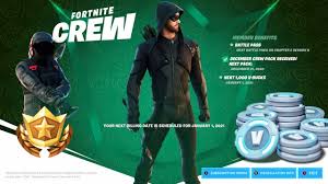 Fortnite crew is a subscription offer starting on december 2nd, 2020, at the beginning of chapter 2 season 5. Fortnite Crew Green Arrow Xbox Pc Android Ios Nintendo Dcigiftcard Com