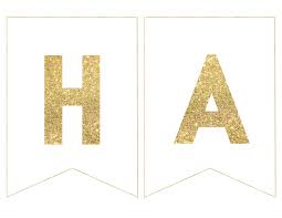 Printable Rose Gold Banner Letters Printable Happy Birthday Letter Design Novocom Top
