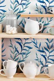 Pellicola Adesiva Per Mobili Blue Flowers Adhesive Film Roll For Furniture Blue Flowers Adesivi Mobili Applicazioni