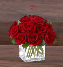 Order 3 sets or more to complete the decor at your next dinner party. Second Life Marketplace I Love You More More Dozen Red Roses In A Square Glass Vase Ideal Valentines Flowers
