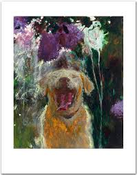 Sam tries to bring him back, but can't find him. Dog Under Lilacs In A Downpour Jamie Wyeth Print Jamie Wyeth Wyeth Labs Art