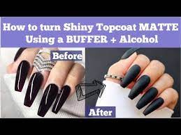 Avoid lotions and cuticle creams. How To Turn Your Shiny Topcoat Into A Matte Topcoat Using A Buffer Youtube