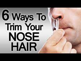 Nasal hair clippers are useful devices, too, though the trimmed hairs can itch as they grow back. 6 Tips On How To Trim Nose Hair Men S Nasal Hair Grooming Methods Nose Cleaner Tools Youtube