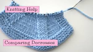 Jul 13, 2009 · 1st decrease row: Knitting Help Comparing Decreases V E R Y P I N K C O M Knitting Patterns And Video Tutorials