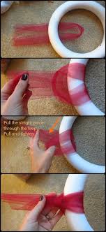 Pin By Pamela Helton On Crafts Tulle Wreath Tutorial Christmas Wreaths Wreath Crafts