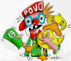 Resultado de imagem para Ilustração: O povo pagando o pato