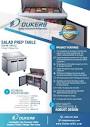 Dukers DSP48-18M-S2 2-Door Food Prep Table Refrigerator – American ...