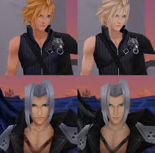 Kingdom hearts 2 sephiroth battle. After Beating Ff7r I Decided To Fix Cloud S Cheddar Cheese Hair And Sephiroth S Face Kingdomhearts