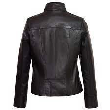 May Women S Black Leather Jacket Hidepark Leather