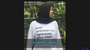 Maksud komunikasi dalam kamus dewan. Kata Perempuan Dalam Kamus Besar Bahasa Indonesia Dipermasalahkan Suara Sulsel