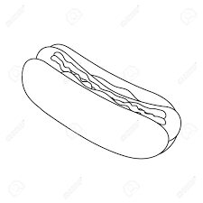 Understanding that burger, hot dog and fries are not really healthy food for kids, i've also created some burger and hot dog coloring … Hot Dog Isometric Icon Concept Unhealthy Food Coloring Book Fast Food Illustration Sausage In The Dough Royalty Free Cliparts Vectors And Stock Illustration Image 98014020
