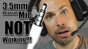 How to fix headset mic. Why Doesn T My Headset Mic Work How To Fix It 3 5mm Audio Cable Youtube