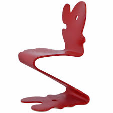 Original Verner Panton Cone Heart Chair For Plus Linje For Sale At 1stdibs