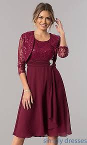 Lace Bodice Empire Waist Party Dress With Bolero Sleeveless Short Dress Pretty Party Dresses Dresses