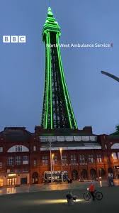 It is the iconic feature of blackpool's famous seafront, and continues to bring as much joy to visitors as it did when it was first constructed in 1894. Bbc North West The Blackpool Tower Has Been Lit Up Green