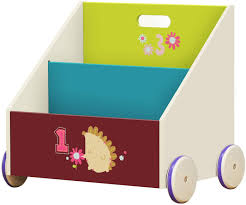 This organizer helps to keep books, toys, colors, and more other items with ease. Tot Tutors Kids Book Rack Storage Bookshelf