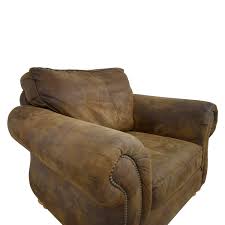 Get 5% in rewards with club o! 90 Off Raymour Flanigan Raymour Flanigan Brown Suede Lounge Chair Chairs