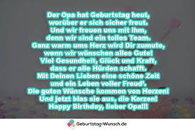 Maybe you would like to learn more about one of these? L Geburtstagswunsche Fur Opa Von Den Ekeln Herzliche Wunsche