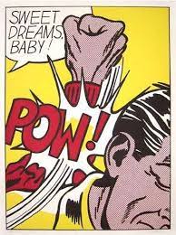 What subject matter did roy lichtenstein use? Roy Lichtenstein 1965 See Batman And Relationship Between Pop Art And Tv See Lynn Spigel Lichtenstein Pop Art Roy Lichtenstein Pop Art Pop Art Comic
