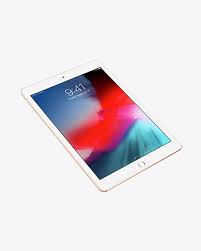 Download Gold Ipad Mockup In Device Mockups On Yellow Images Object Mockups PSD Mockup Templates