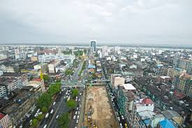 Katındaki yangın kontrol altına alındı. Yangon City In Burma Thousand Wonders