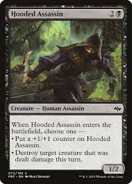 Hooded Assassin Assassin Wizards Of The Coast Fate