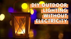 However, instead of choosing any outdoor light, it is better to choose the safest one. Diy Outdoor Lighting Without Electricity 11 Easy Ideas