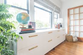 Modern Office Storage Reveal With Hidden Storage A Custom Diy Ikea Hack Ikea Office Furniture Ikea Office Storage Modern Office Storage