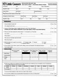 little caesars application form free download