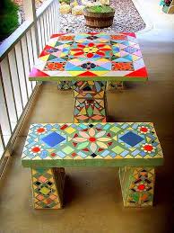 Pin By Rochelle Dcosta On Mosaics Mosaic Furniture Mosaic Designs Mosaic Crafts