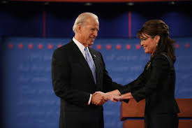 Ready to build back better for all americans. Vice Presidential Candidates Sen Joe Biden And Gov Sarah Palin Online Stltoday Com