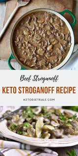 Keto Beef Stroganoff Recipe With Sour Cream Keto Diet Rule Recipe Keto Beef Recipes Stroganoff Recipe Recipes